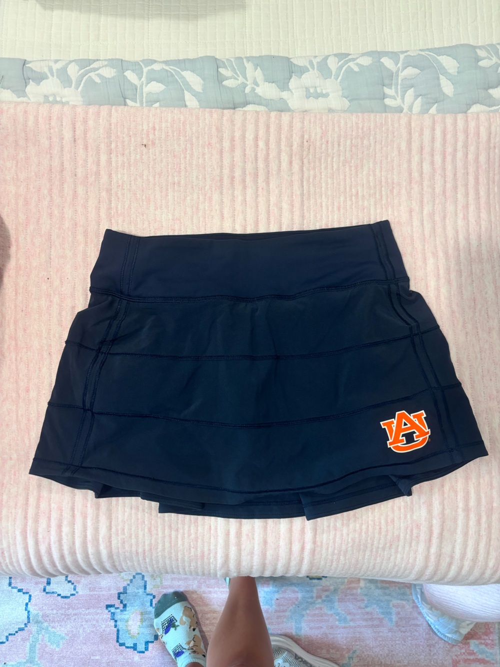 lululemon athletica Navy Blue Athletic Skort with Auburn Tigers Logo